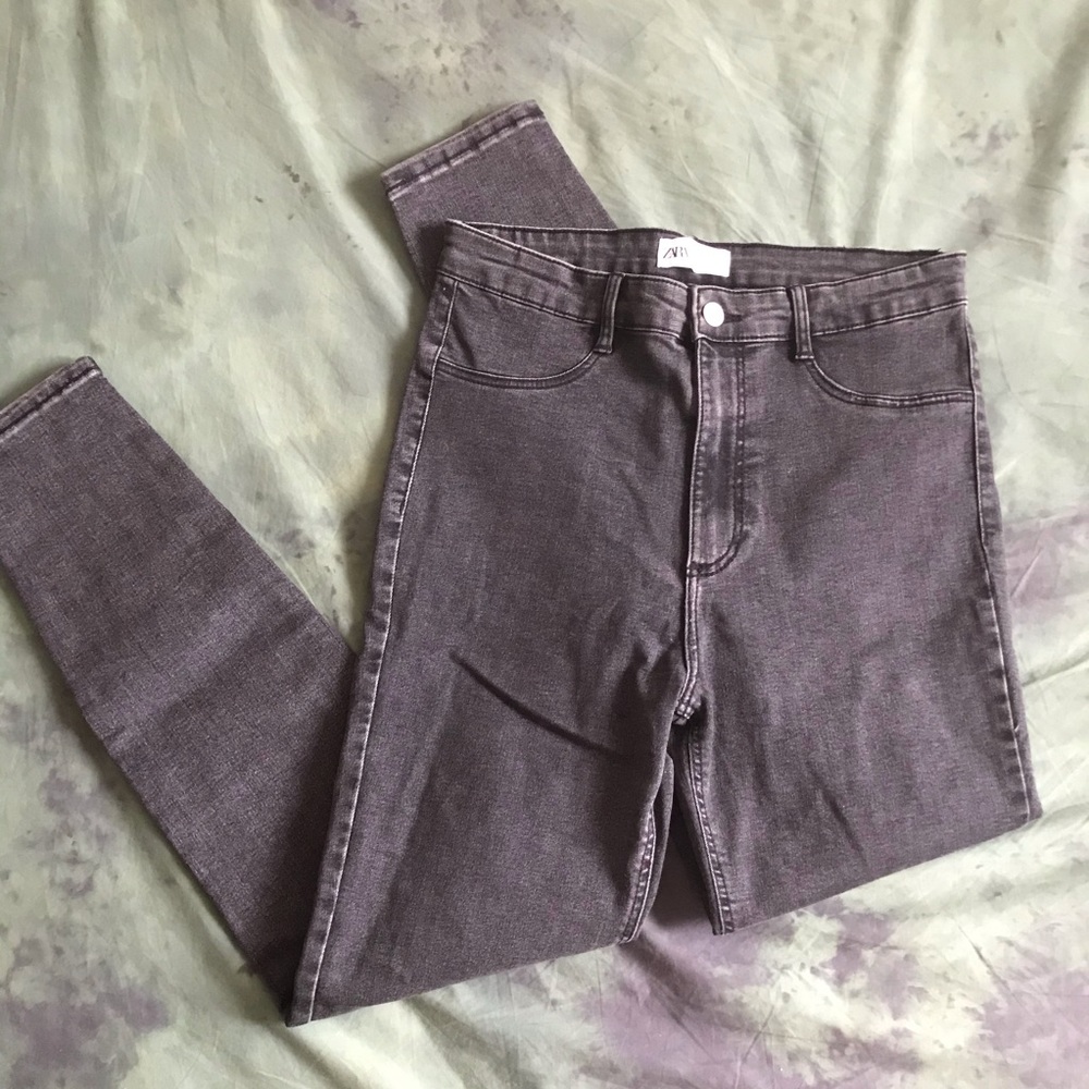 Zara Grey Wash Limitless Jean - Super Stretchy BRAND NEW